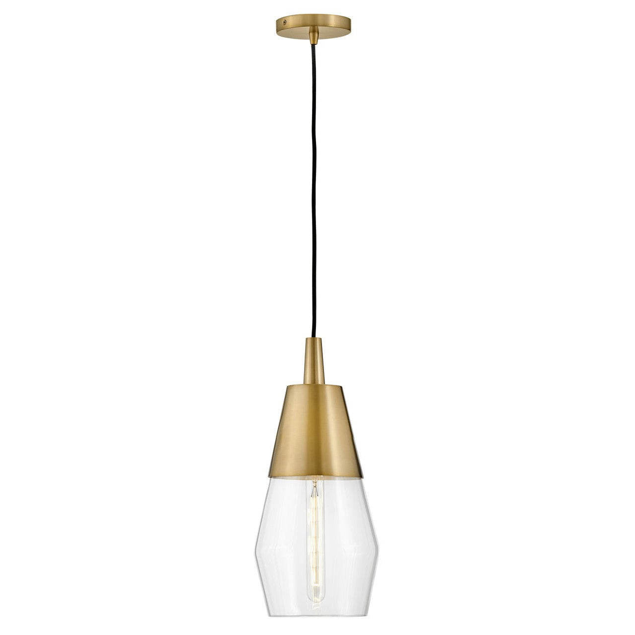 Lark - 83397LCB - LED Pendant - Livie - Lacquered Brass