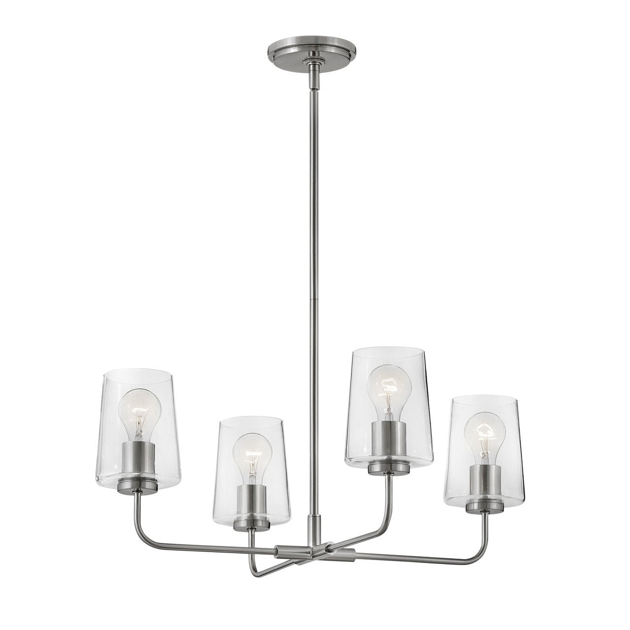 Lark - 83454BN - LED Chandelier - Kline - Brushed Nickel