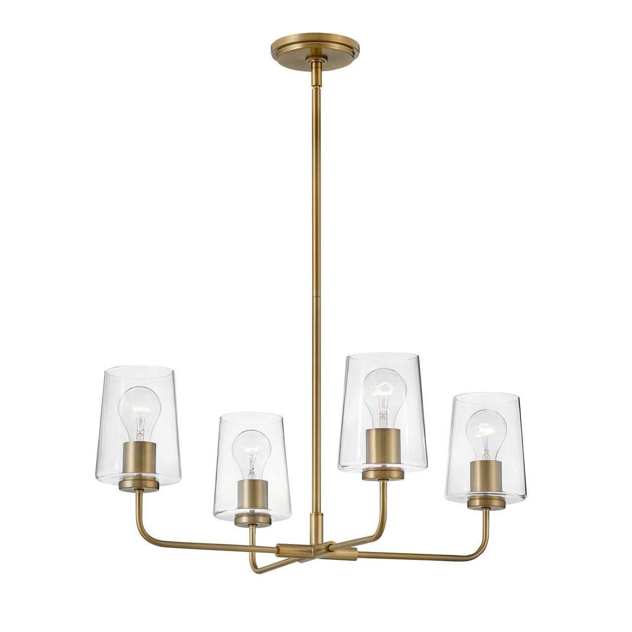 Lark - 83454LCB - LED Chandelier - Kline - Lacquered Brass