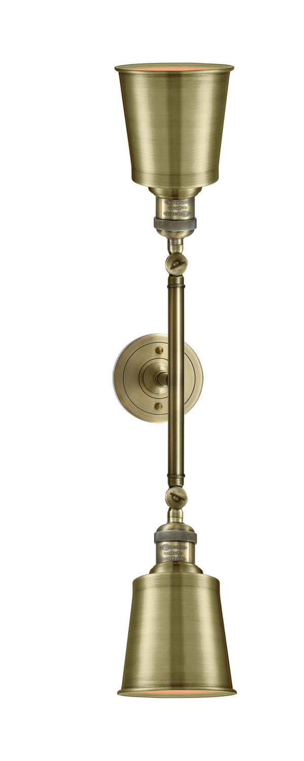 Innovations - 208L-AB-M9-AB - Two Light Bath Vanity - Franklin Restoration - Antique Brass
