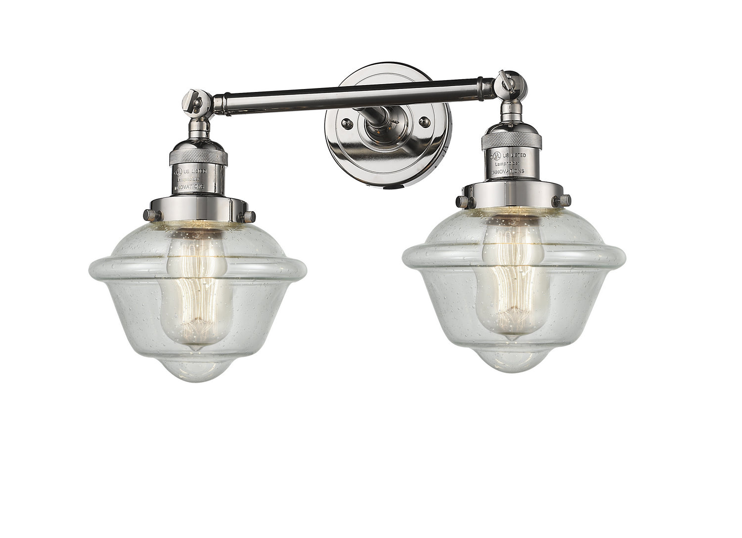 Innovations - 208-PN-G534 - Two Light Bath Vanity - Franklin Restoration - Polished Nickel