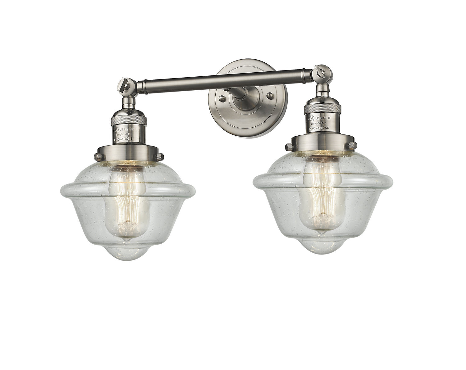 Innovations - 208-SN-G534 - Two Light Bath Vanity - Franklin Restoration - Brushed Satin Nickel