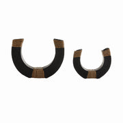 Arteriors - 5675 - Sculptures, Set of 2 - Nesbits - Matte Charcoal