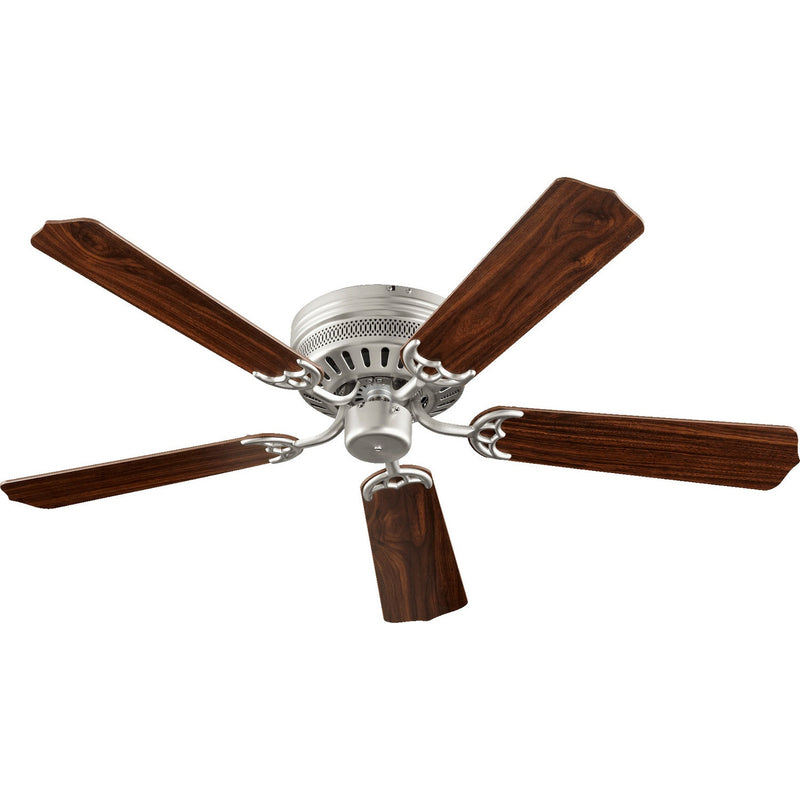Quorum - 11525-65 - 52"Ceiling Fan - Custom Hugger - Satin Nickel