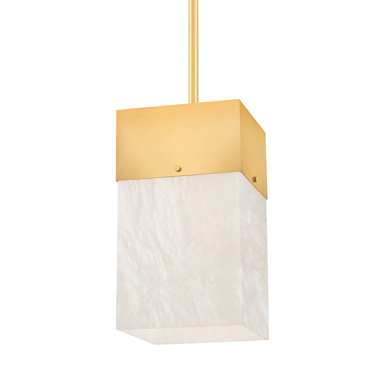 Hudson Valley - 3810-AGB - LED Pendant - Times Square - Aged Brass