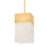 Hudson Valley - 3810-AGB - LED Pendant - Times Square - Aged Brass