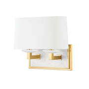 Hudson Valley - 4072-AGB - Two Light Bath Bracket - Elwood - Aged Brass