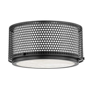 Hudson Valley - 5914-BBR - Two Light Flush Mount - Oracle - Black Brass