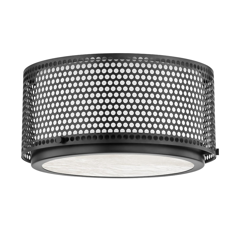 Hudson Valley - 5914-BBR - Two Light Flush Mount - Oracle - Black Brass