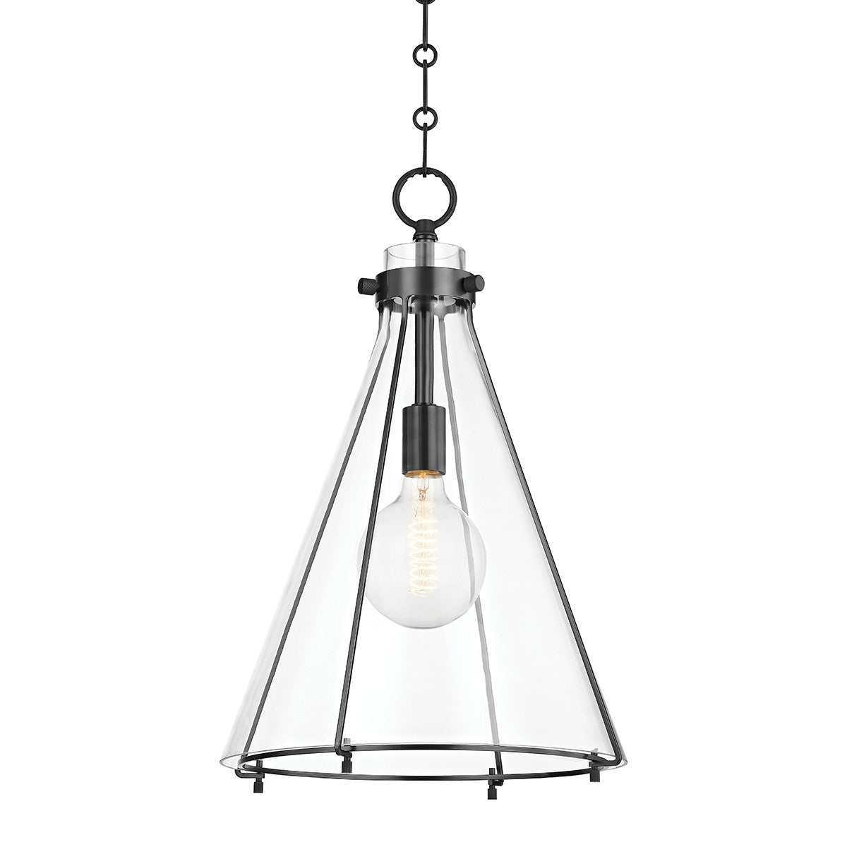 Hudson Valley - 7304-OB - One Light Pendant - Eldridge - Old Bronze