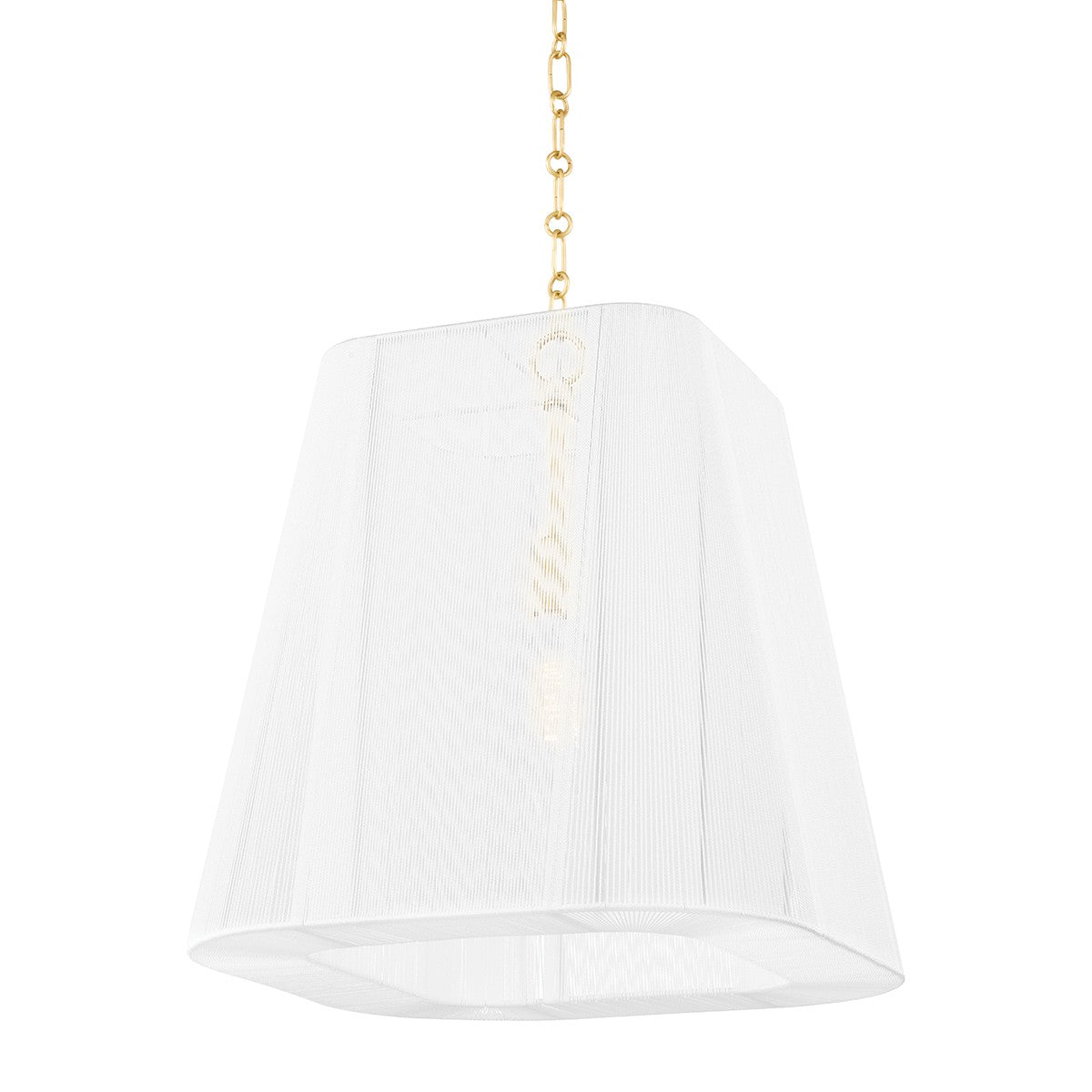 Hudson Valley - 7619-AGB - One Light Pendant - Verona Beach - Aged Brass