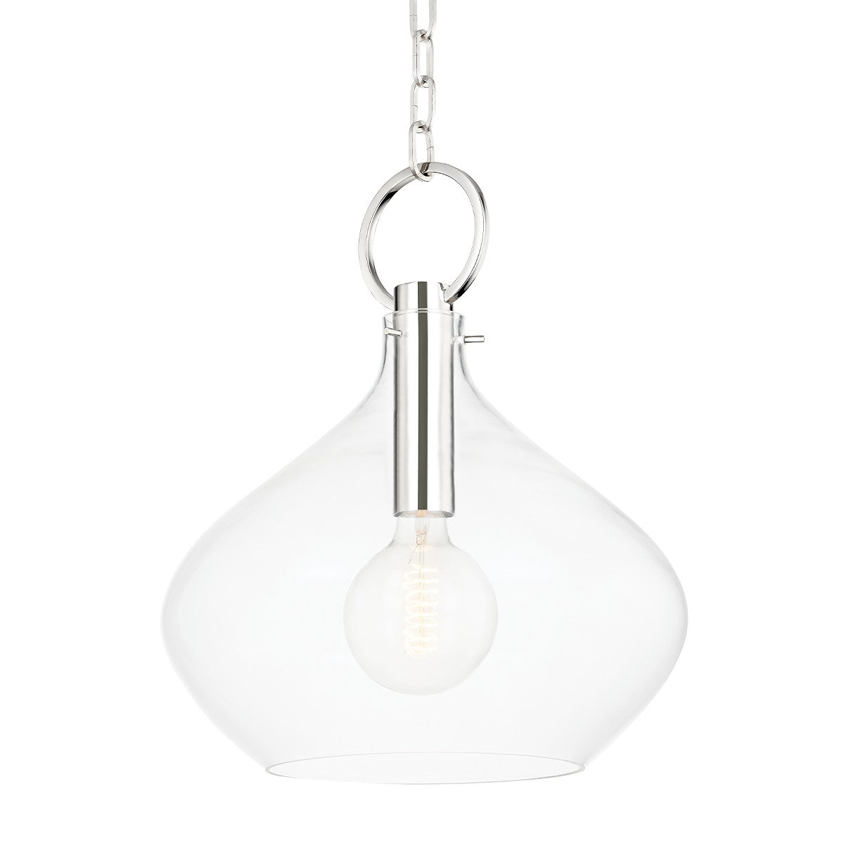Hudson Valley - BKO253-PN - One Light Pendant - Lina - Polished Nickel