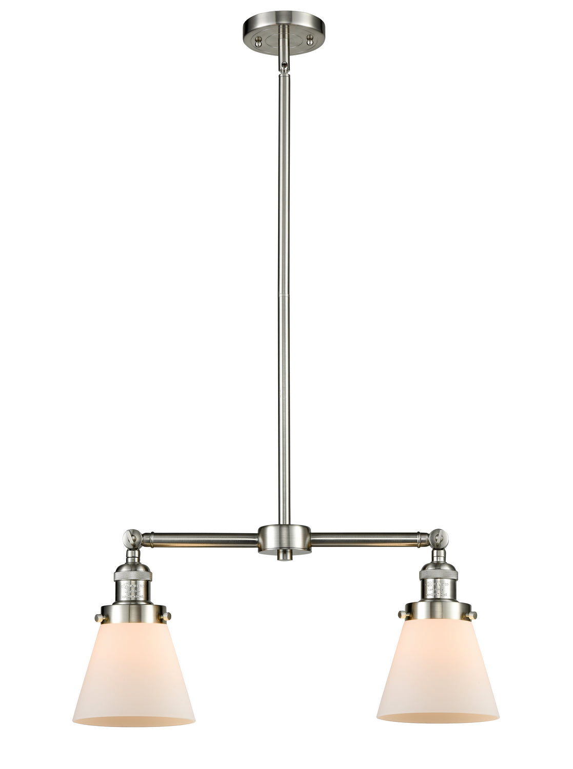 Innovations - 209-SN-G61 - Two Light Island Pendant - Franklin Restoration - Brushed Satin Nickel