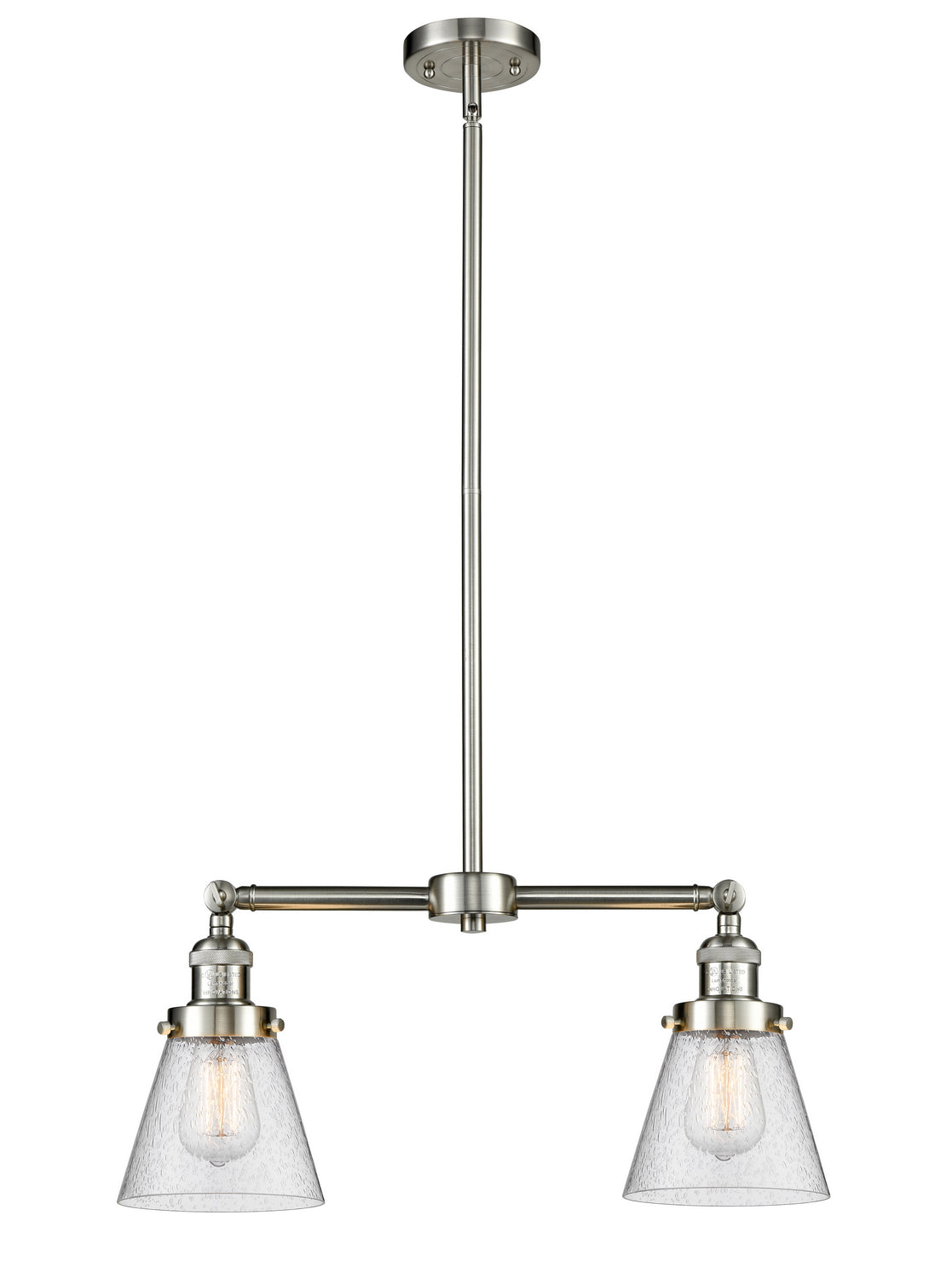 Innovations - 209-SN-G64 - Two Light Island Pendant - Franklin Restoration - Brushed Satin Nickel