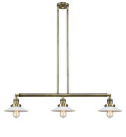 Innovations - 213-AB-G1 - Three Light Island Pendant - Franklin Restoration - Antique Brass