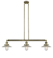 Innovations - 213-AB-G2 - Three Light Island Pendant - Franklin Restoration - Antique Brass