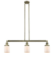 Innovations - 213-AB-G51 - Three Light Island Pendant - Franklin Restoration - Antique Brass