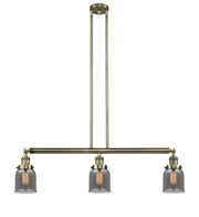 Innovations - 213-AB-G53 - Three Light Island Pendant - Franklin Restoration - Antique Brass