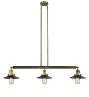 Innovations - 213-AB-M6 - Three Light Island Pendant - Franklin Restoration - Antique Brass