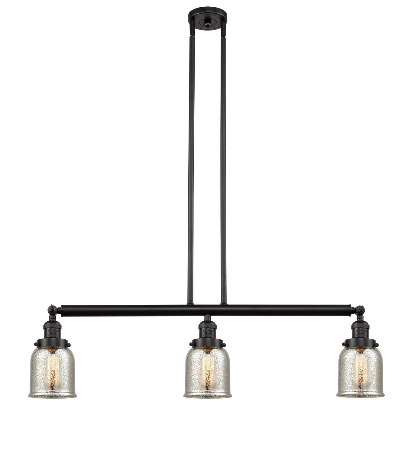 Innovations - 213-OB-G58 - Three Light Island Pendant - Franklin Restoration - Oil Rubbed Bronze