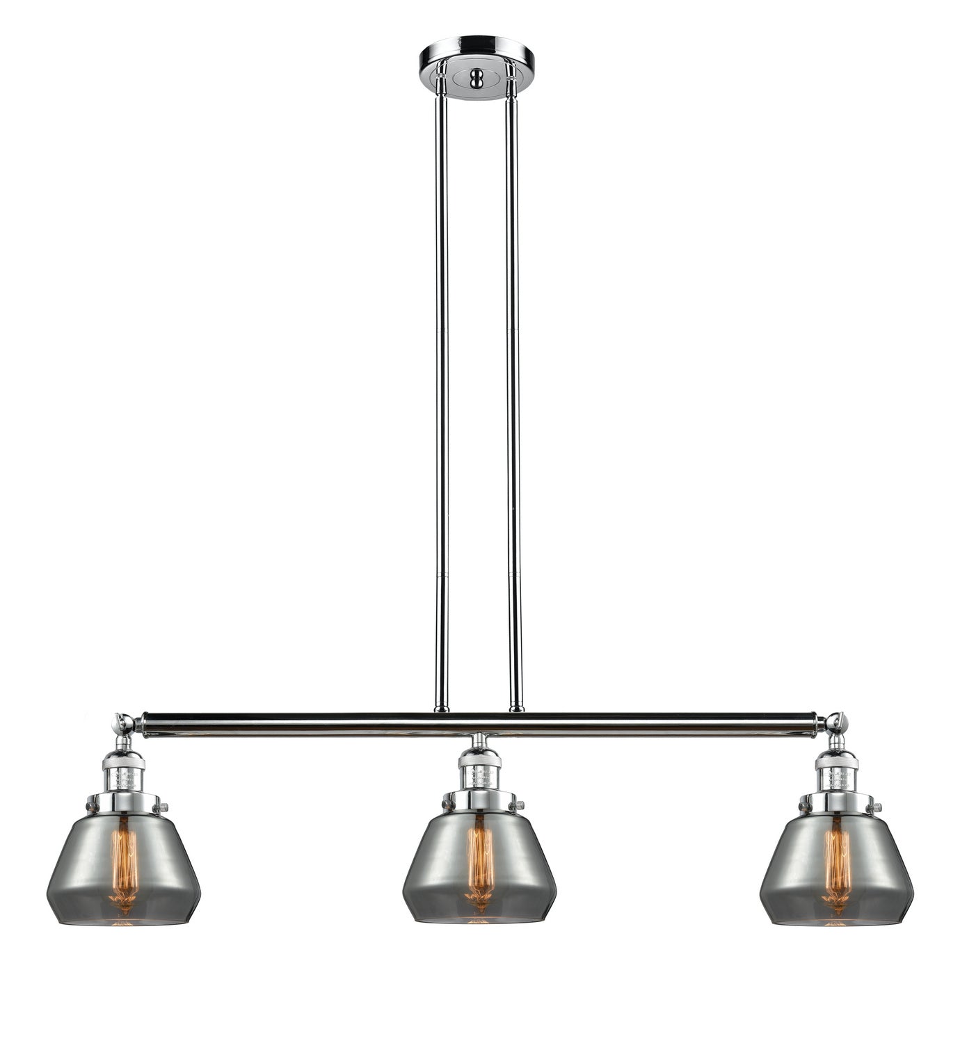 Innovations - 213-PC-G173 - Three Light Island Pendant - Franklin Restoration - Polished Chrome