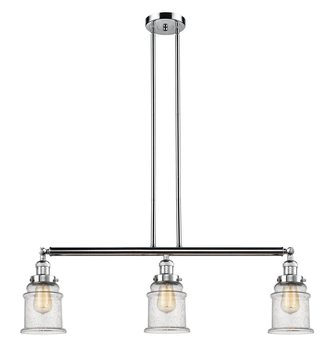 Innovations - 213-PC-G184 - Three Light Island Pendant - Franklin Restoration - Polished Chrome