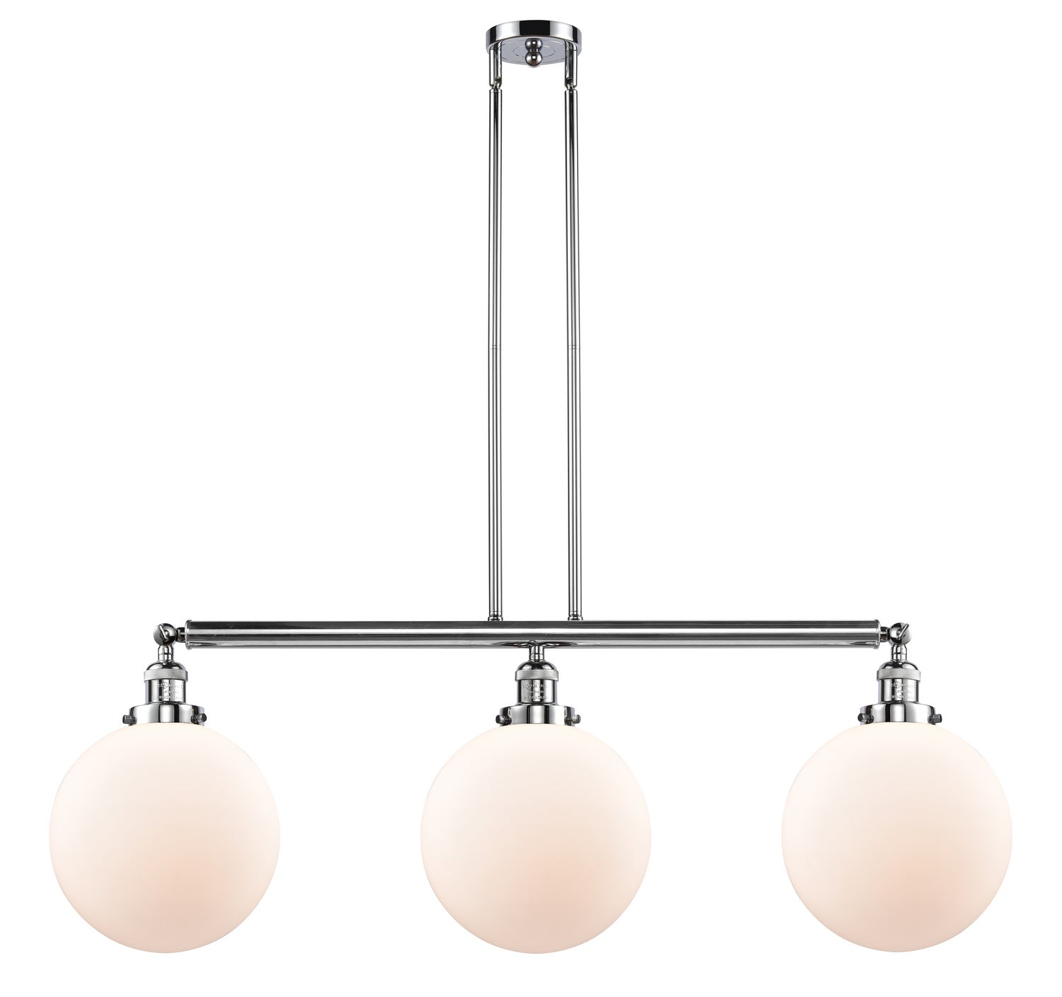 Innovations - 213-PC-G201-10 - Three Light Island Pendant - Franklin Restoration - Polished Chrome