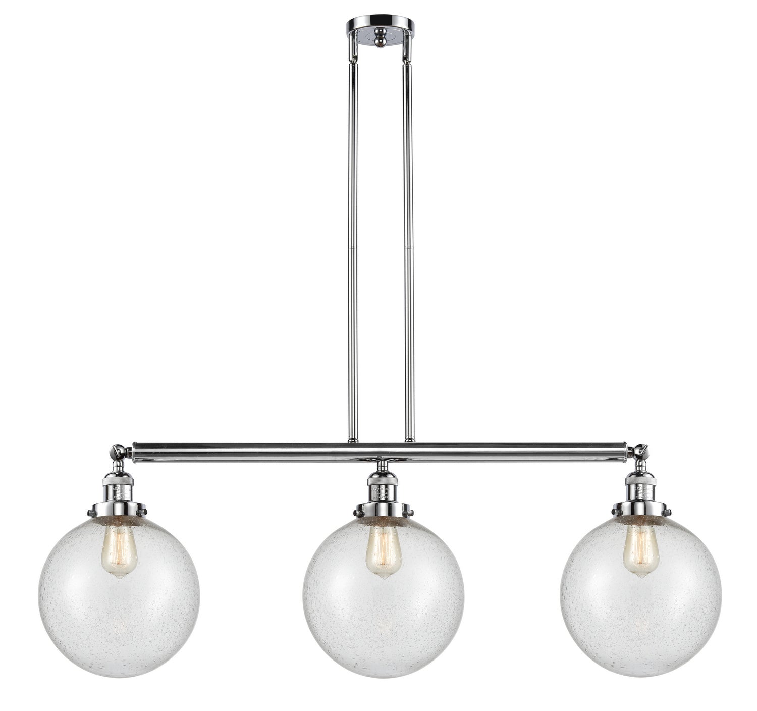 Innovations - 213-PC-G204-10 - Three Light Island Pendant - Franklin Restoration - Polished Chrome