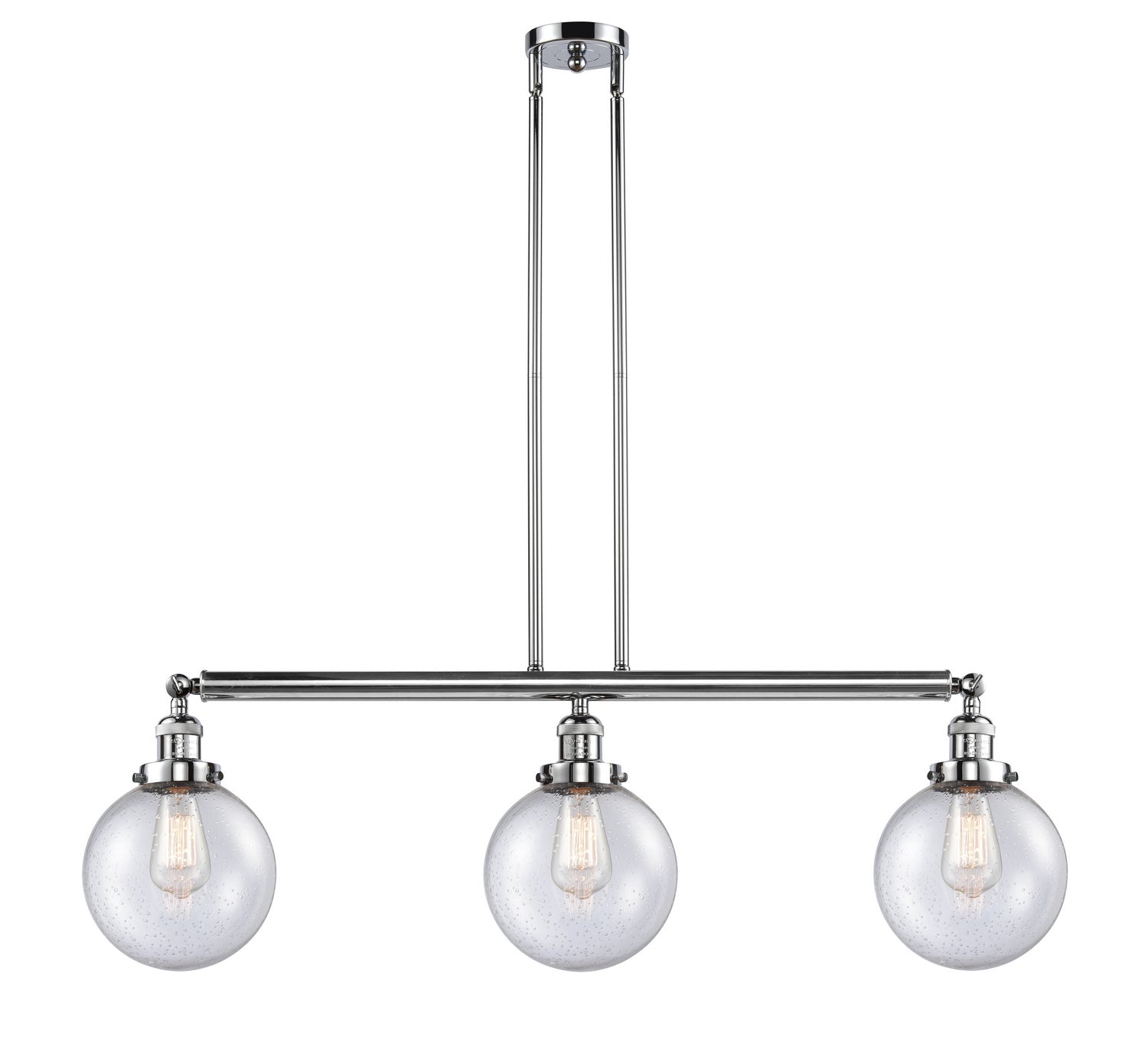 Innovations - 213-PC-G204-8 - Three Light Island Pendant - Franklin Restoration - Polished Chrome