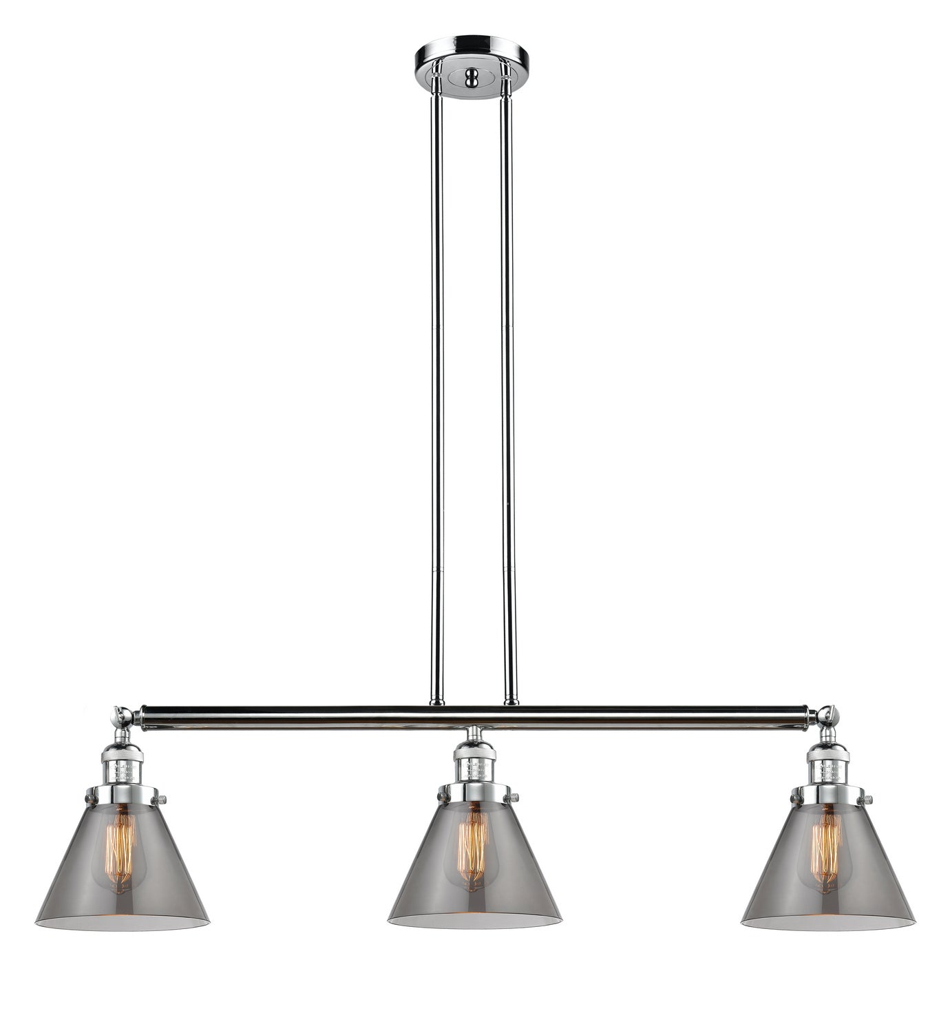 Innovations - 213-PC-G43 - Three Light Island Pendant - Franklin Restoration - Polished Chrome