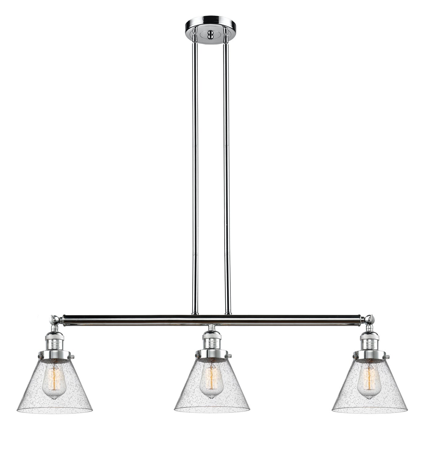 Innovations - 213-PC-G44 - Three Light Island Pendant - Franklin Restoration - Polished Chrome