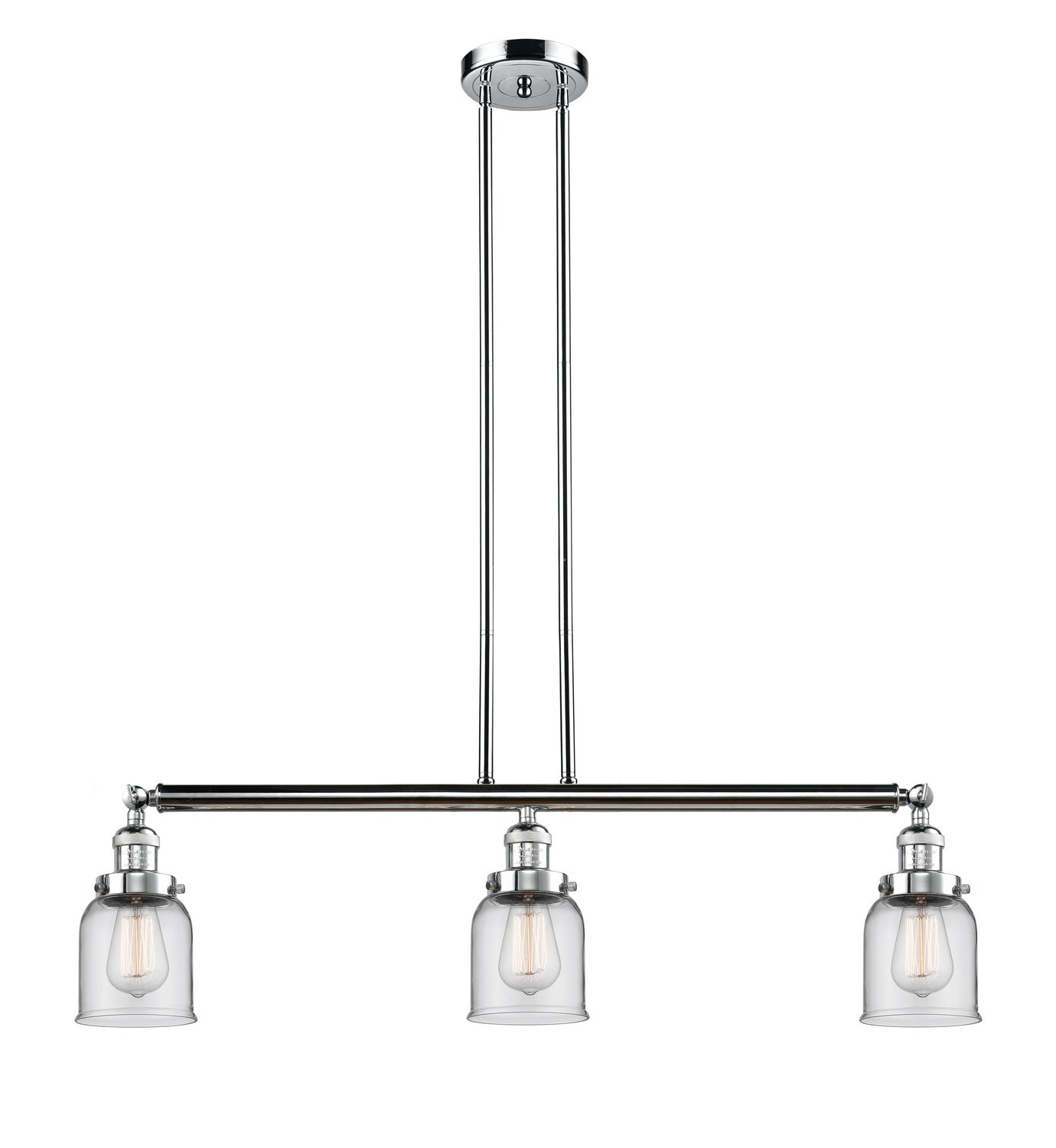 Innovations - 213-PC-G52 - Three Light Island Pendant - Franklin Restoration - Polished Chrome