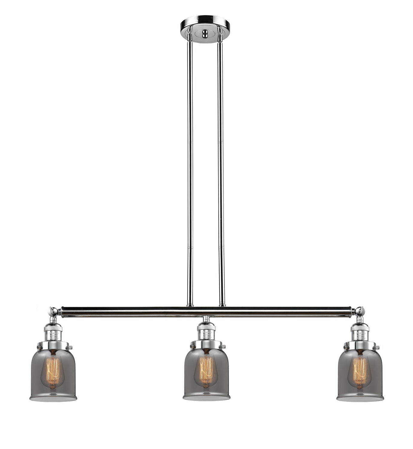 Innovations - 213-PC-G53 - Three Light Island Pendant - Franklin Restoration - Polished Chrome