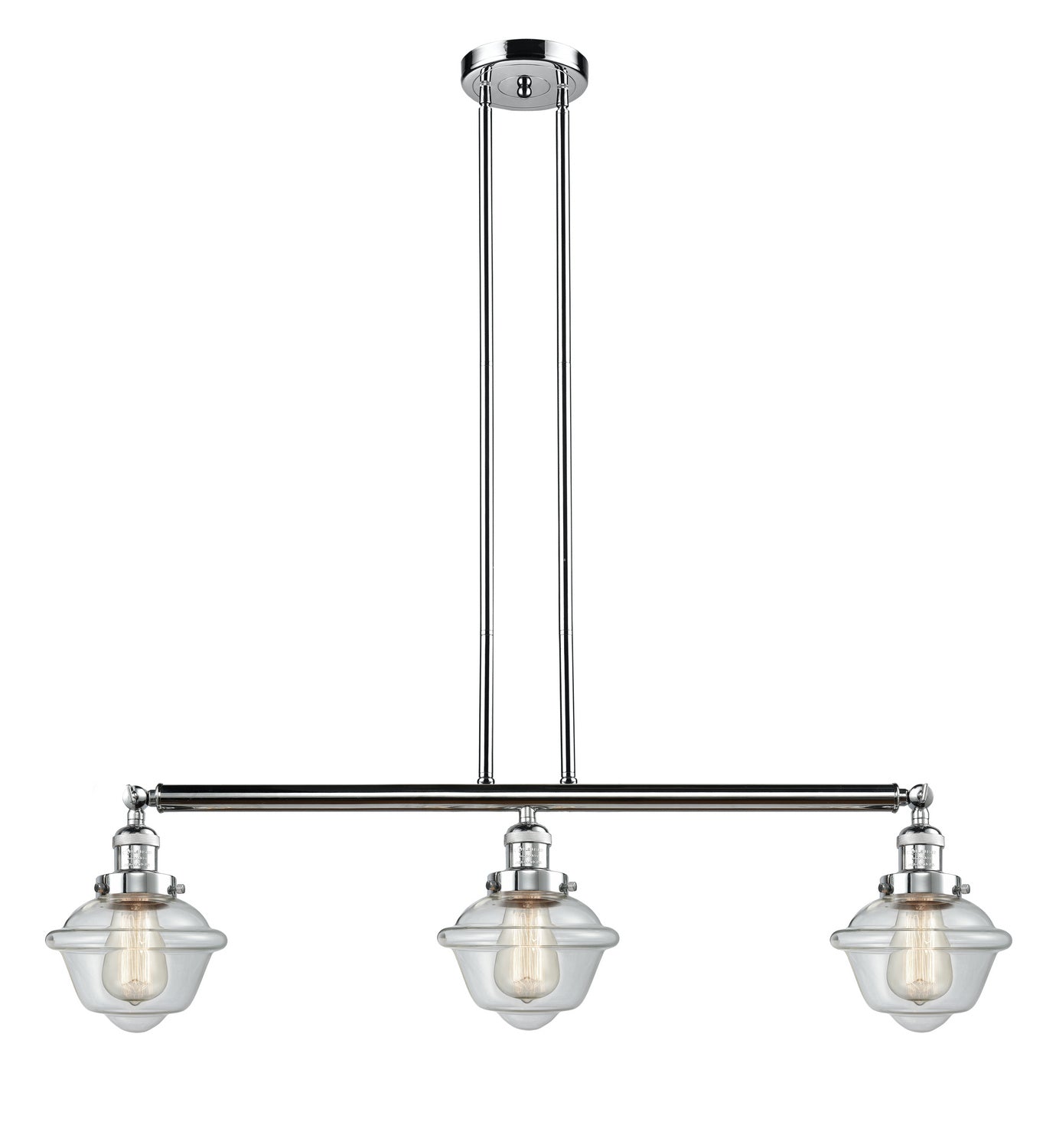 Innovations - 213-PC-G532 - Three Light Island Pendant - Franklin Restoration - Polished Chrome
