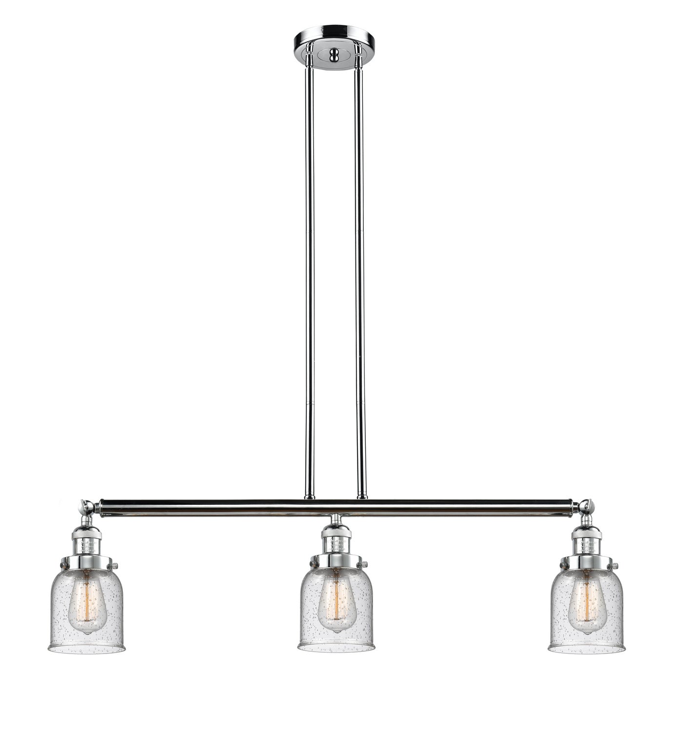 Innovations - 213-PC-G54 - Three Light Island Pendant - Franklin Restoration - Polished Chrome