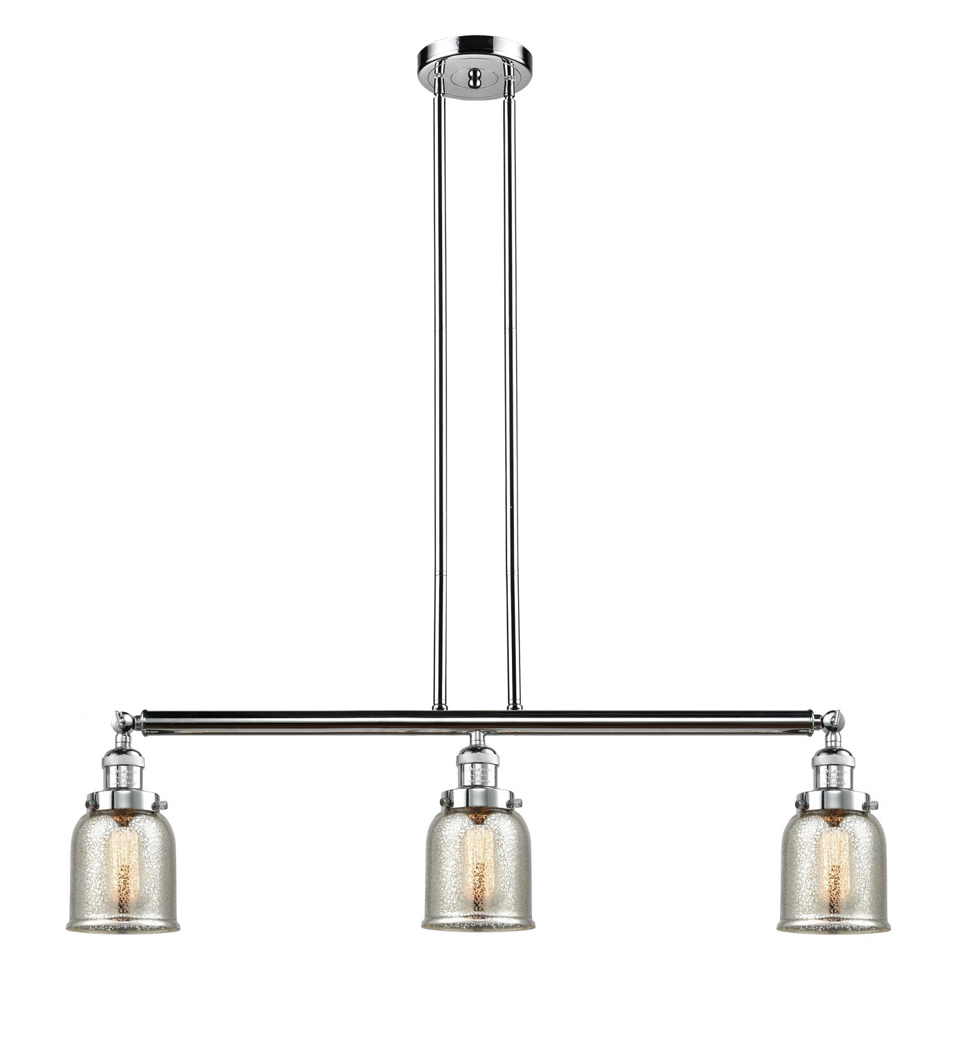 Innovations - 213-PC-G58 - Three Light Island Pendant - Franklin Restoration - Polished Chrome