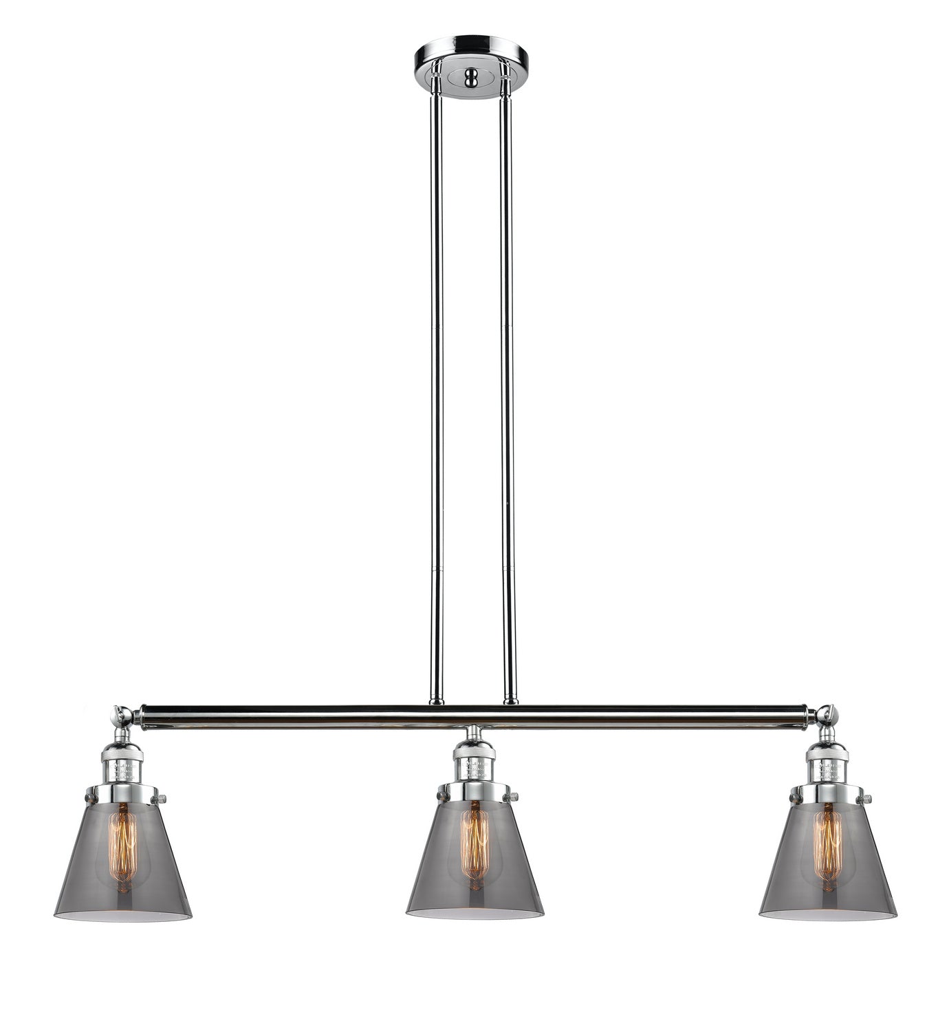 Innovations - 213-PC-G63 - Three Light Island Pendant - Franklin Restoration - Polished Chrome