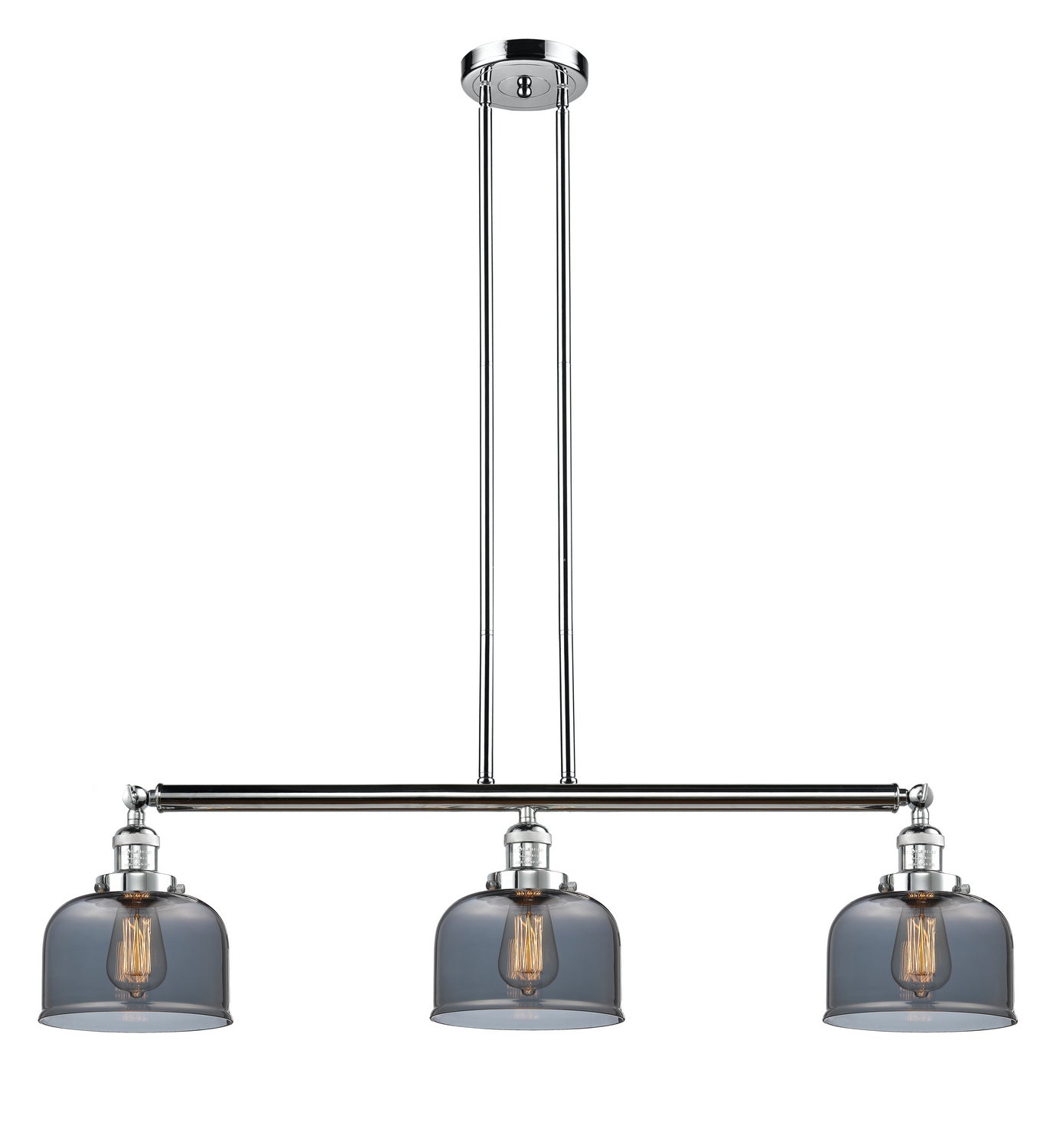 Innovations - 213-PC-G73 - Three Light Island Pendant - Franklin Restoration - Polished Chrome