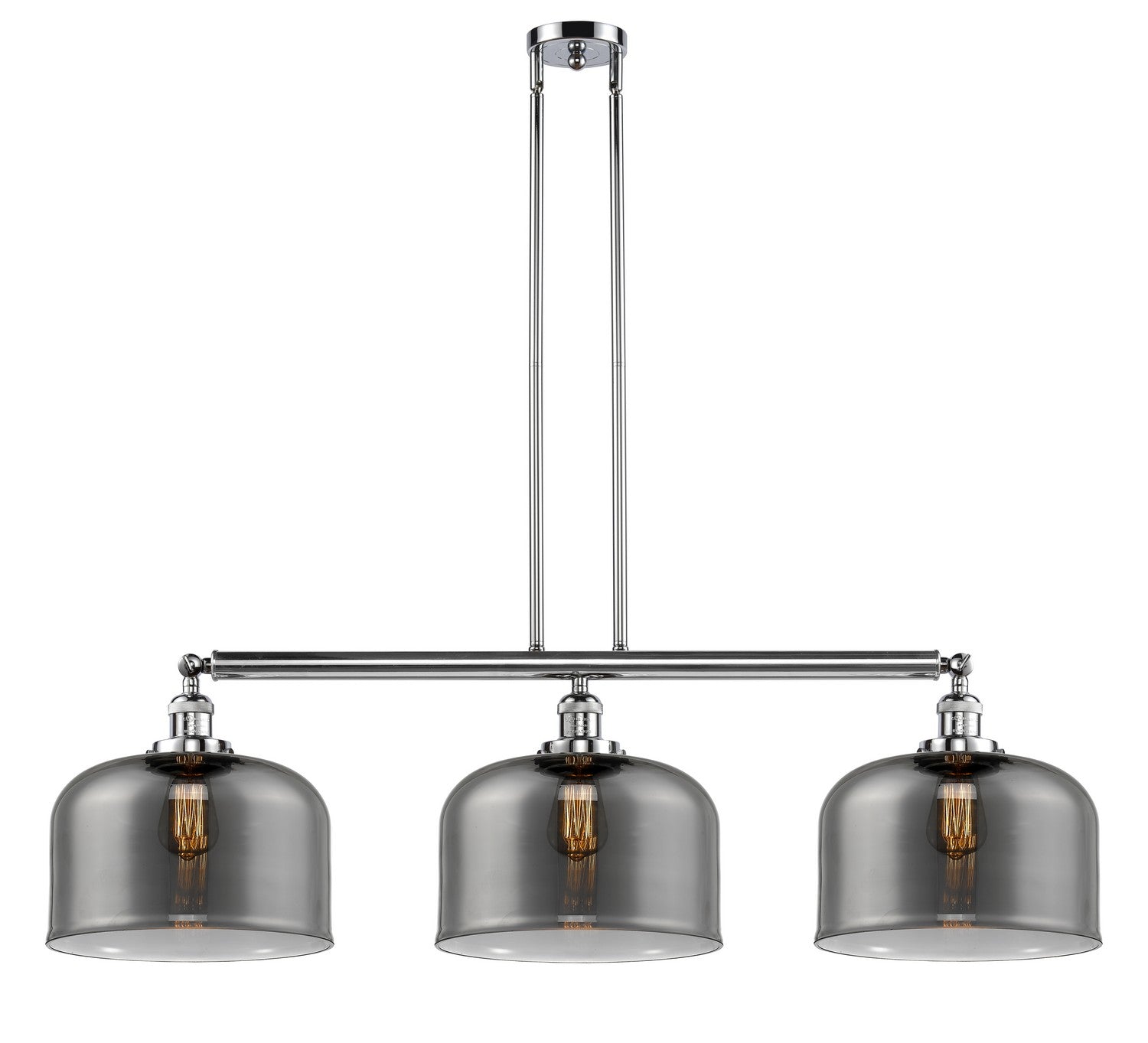 Innovations - 213-PC-G73-L - Three Light Island Pendant - Franklin Restoration - Polished Chrome