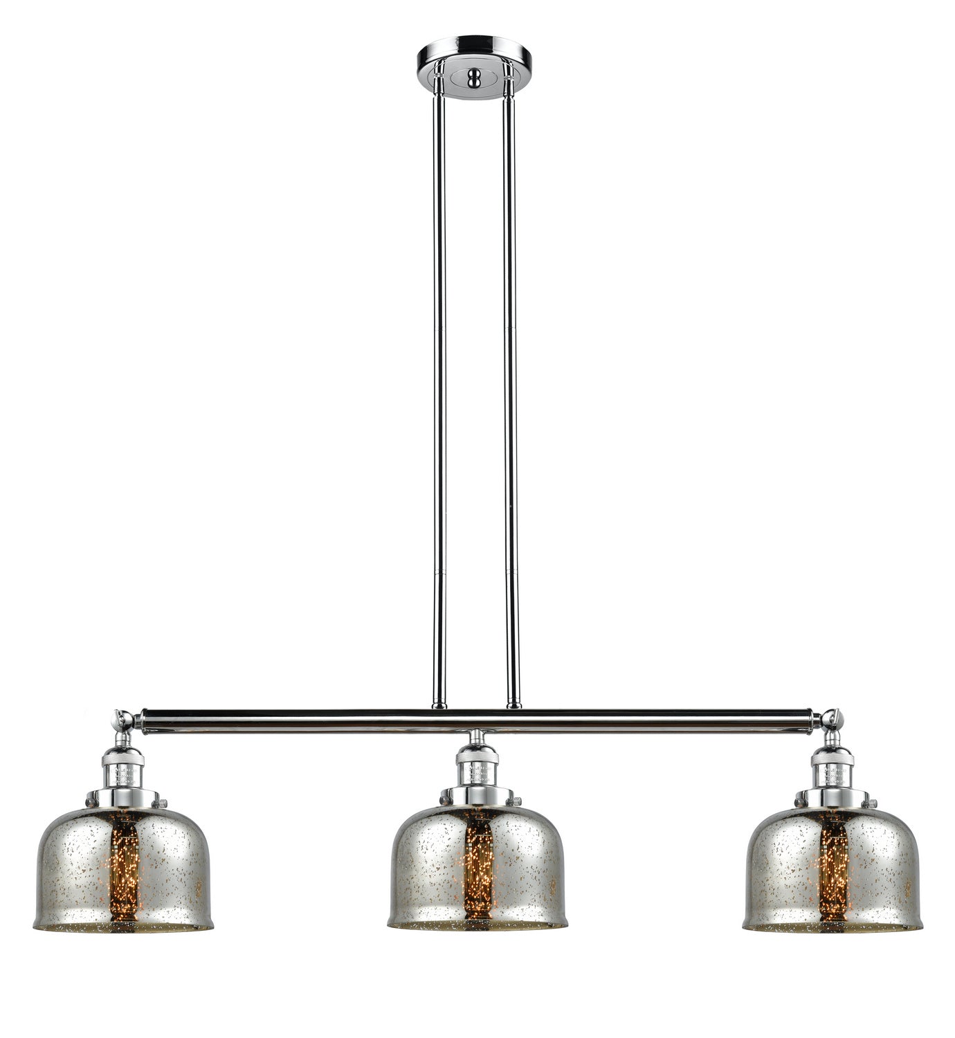 Innovations - 213-PC-G78 - Three Light Island Pendant - Franklin Restoration - Polished Chrome