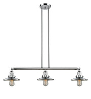 Innovations - 213-PC-M7 - Three Light Island Pendant - Franklin Restoration - Polished Chrome