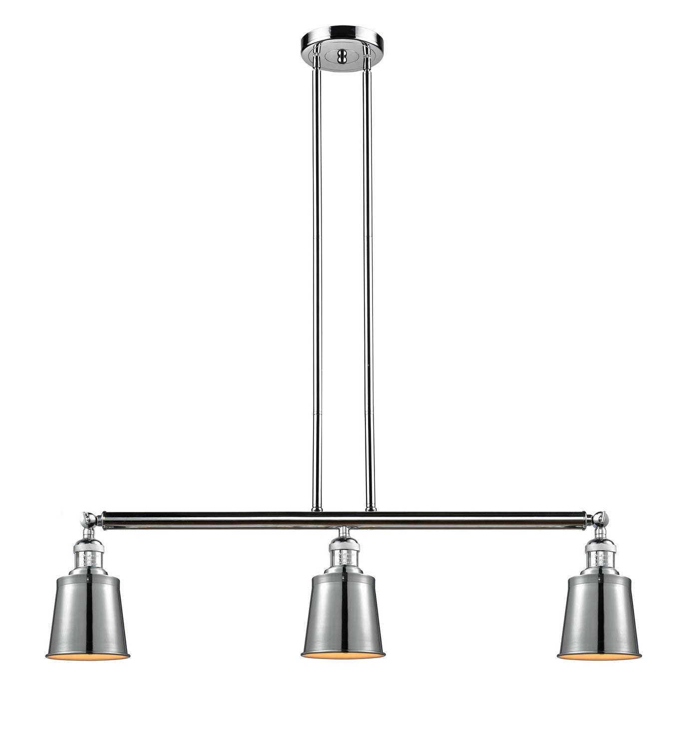 Innovations - 213-PC-M9-PC - Three Light Island Pendant - Franklin Restoration - Polished Chrome