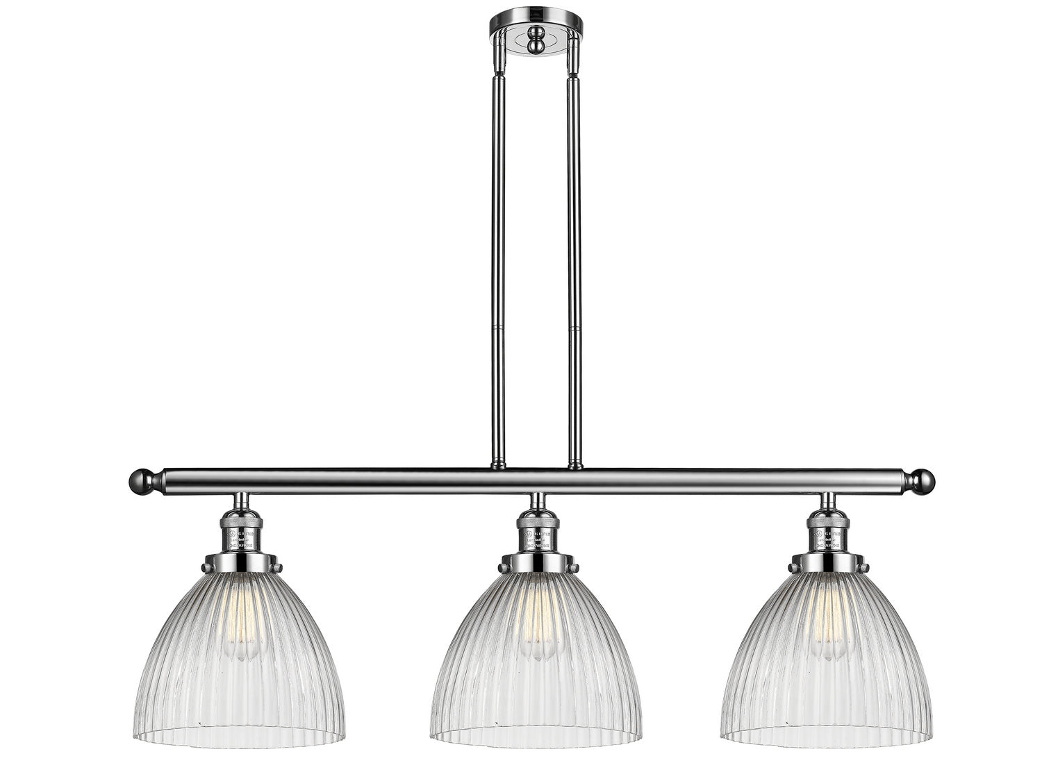 Innovations - 213-PN-G222 - Three Light Island Pendant - Franklin Restoration - Polished Nickel