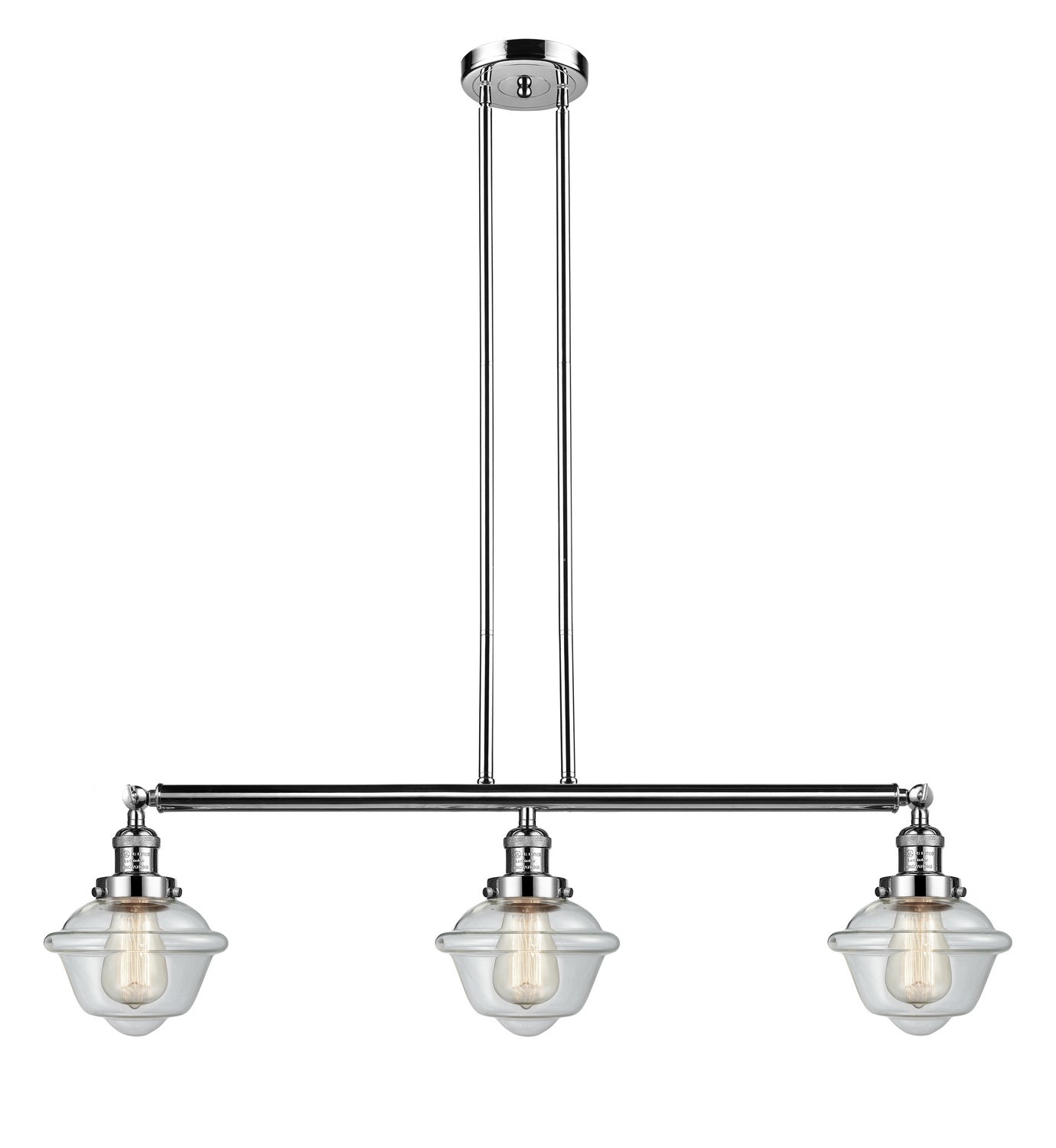 Innovations - 213-PN-G532 - Three Light Island Pendant - Franklin Restoration - Polished Nickel