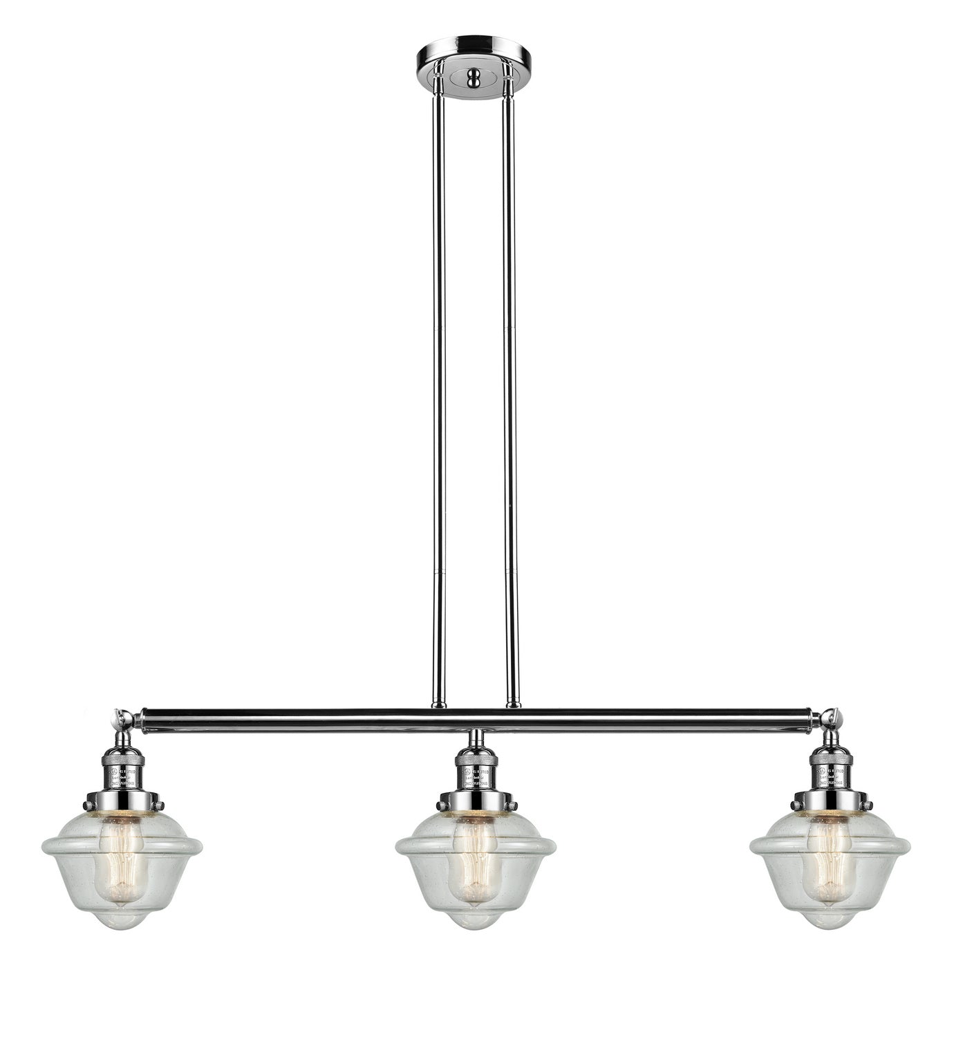 Innovations - 213-PN-G534 - Three Light Island Pendant - Franklin Restoration - Polished Nickel
