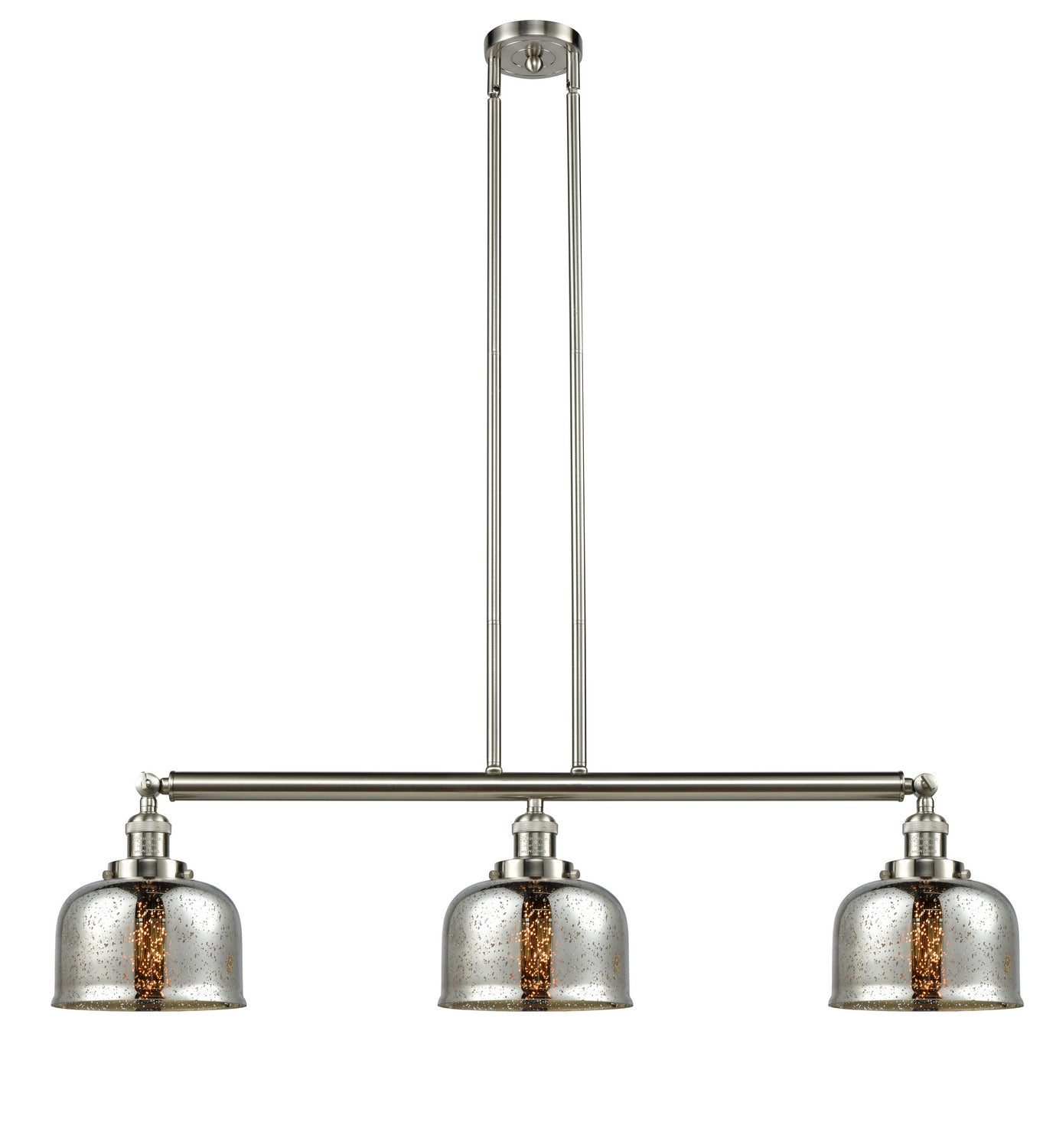 Innovations - 213-SN-G78 - Three Light Island Pendant - Franklin Restoration - Brushed Satin Nickel