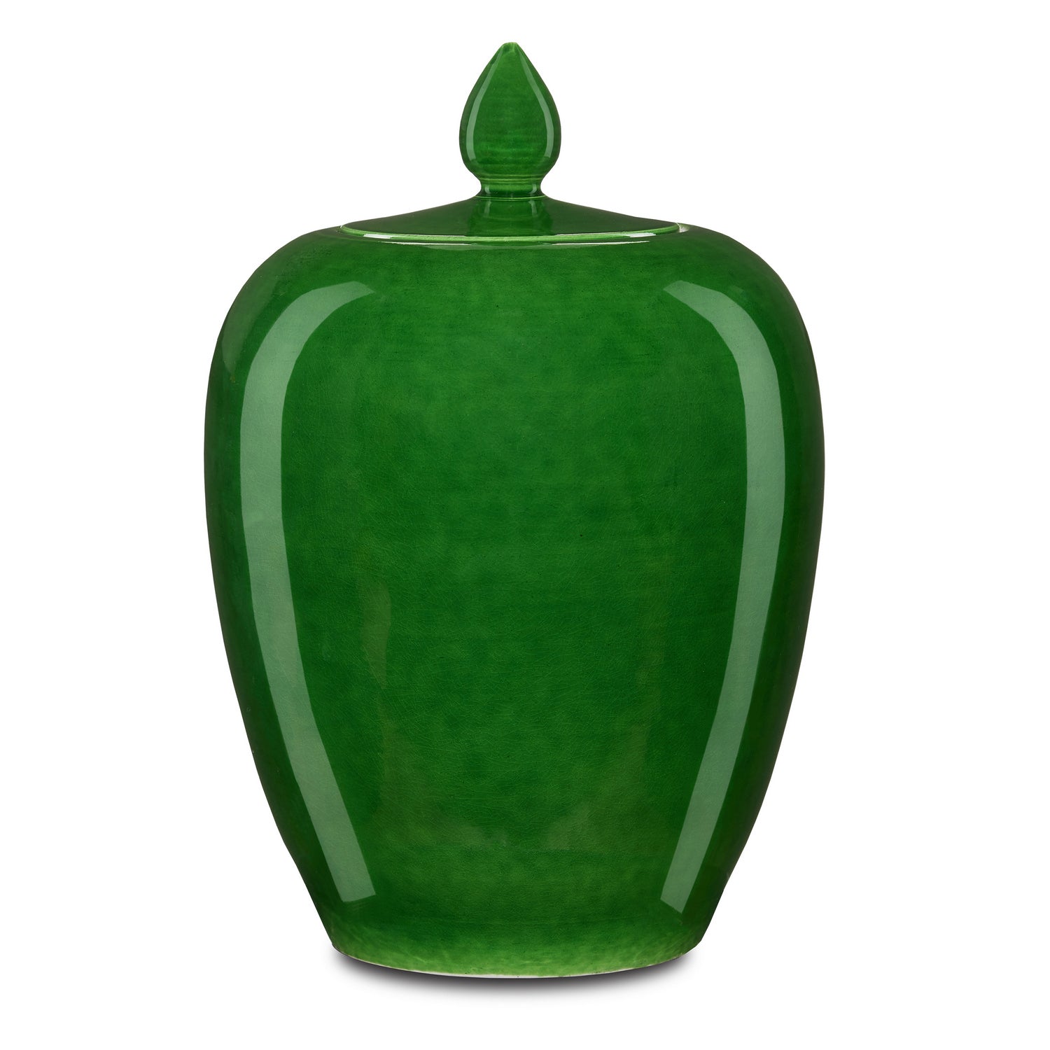 Currey and Company - 1200-0576 - Jar - Imperial Collection - Green