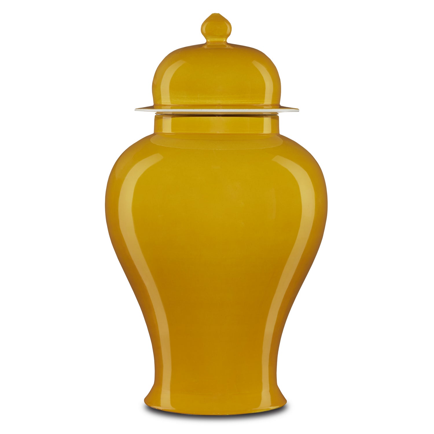 Currey and Company - 1200-0581 - Jar - Imperial Collection - Yellow