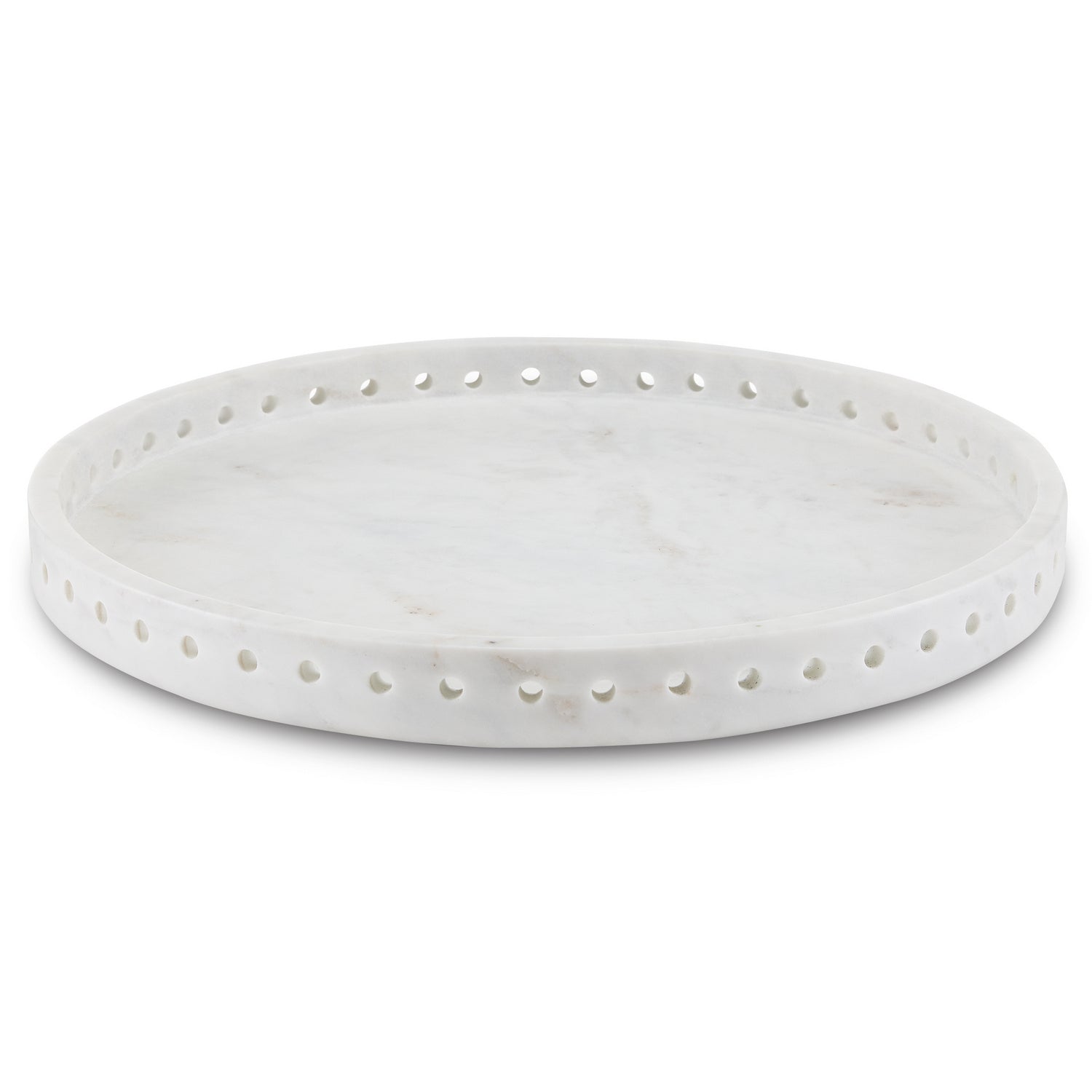 Currey and Company - 1200-0592 - Tray - Freya Collection - White