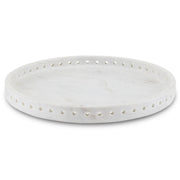 Currey and Company - 1200-0592 - Tray - Freya Collection - White